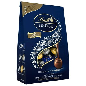 �����c �����h�[�� �A�\�[�g �_�[�N�`���R���[�g�L�����f�B�g�����t 360g Lindt LINDOR Assorted Dark Chocolate Candy Truffles, 12.7 oz. Bag �y�����񂹏��i�z