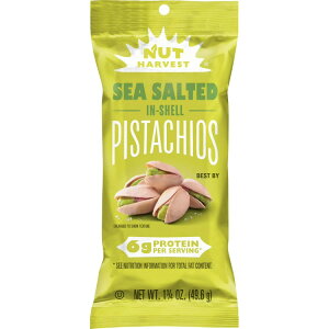 �i�b�c�n�[�x�X�g �\���e�b�h �k�t���s�X�^�`�I 49.6g Nut Harvest Salted in Shell Pistachios, 1.75 oz Bag �y�����񂹏��i�z