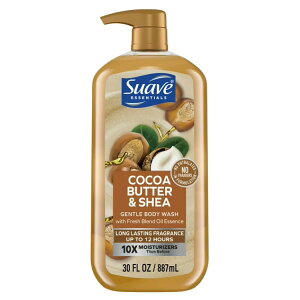 yAJEH}[gizXA[u GbZVY WFg {fBEHbV RRAo^[VA 887ml Suave Essentials Gentle Body Wash, Cocoa Butter & Shea, 30 oz y񂹏iz