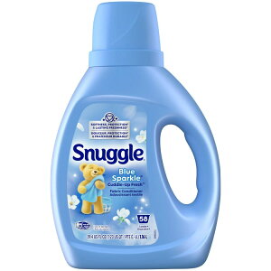 【アメリカウォルマート品】スナッグル リキッド ファブリックソフナー ブルースパークル 約1.17L 58回分 Snuggle Liquid Fabric Softener, Blue Sparkle, 39.4 oz, 58 Loads 【お取り寄せ商品】
