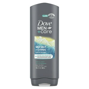 yAJEH}[giz_ +PA GNXtHG[eBO {fBtFCXEHbV V[\gVgX 532ml Dove Men+Care Exfoliating Body & Face Wash Sea Salt + Citrus, 18 oz y
