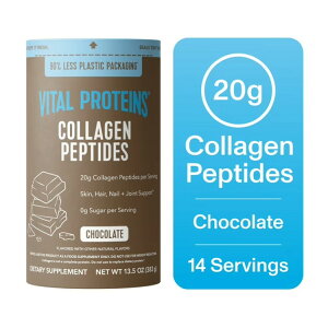 �o�C�^���v���e�C���Y �`���R���[�g �R���[�Q���y�v�`�h 383g Vital Proteins Chocolate Collagen Peptide, 13.5 oz �y�����񂹏��i�z