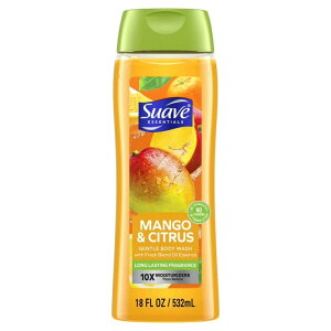 yAJEH}[gizXA[u GbZVY WFg {fBEHbV }S[VgX 532ml Suave Essentials Gentle Body Wash, Mango & Citrus, 18 oz y񂹏iz