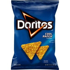 �h���g�X �g���e�B�[���`�b�v�X �N�[�������`�� 262g �ܓ��� Doritos Tortilla Chips Cool Ranch Flavor Snack Chips, 9.25 oz Bag �y�����񂹏��i�z