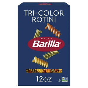 �o���� �N���V�b�N 3�F���e�B�[�j �p�X�^ ���`�q�g�݊��� ��340g Barilla Classic Non-GMO, Kosher Certified Tri-Color Rotini Pasta, 12 oz �y�����񂹏��i�z