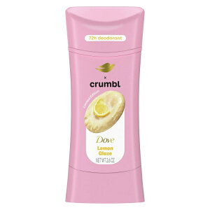 yAJEH}[giz_ Nu fIhgXeBbN Nu O[Y A~jEt[ 74g Dove Crumbl Deodorant Stick Crumbl Lemon Glaze Aluminum Free, 2.6 oz y񂹏