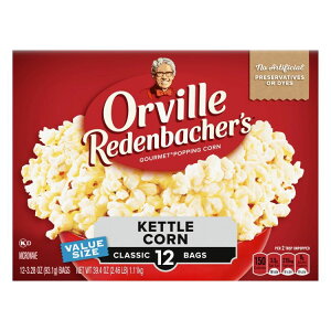 �I�[�r�� ���f���o�b�J�[�Y �d�q�����W�p�|�b�v�R�[�� �P�g���R�[�� 12���� Orville Redenbacher�fs Microwave Popcorn Kettle Corn, 3.28 oz., 12-Count �y�����񂹏��i�z