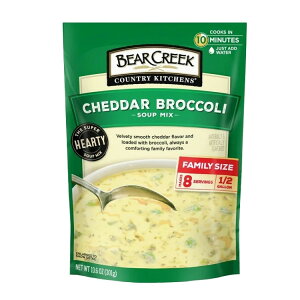 �x�A�N���[�N �J���g���[�L�b�`�� �`�F�_�[���u���b�R���[�X�[�v�~�b�N�X 301g Bear Creek Country Kitchens Cheddar Broccoli Soup Mix 10.6 oz Pouch �y�����񂹏��i�z