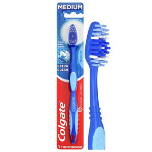 �R���Q�[�g �G�N�X�g���N���[�� �t���w�b�h ��l�p�蓮���u���V�i�~�f�B�A���j Colgate Extra Clean Full Head Adult Manual Toothbrush, Medium �y�����񂹏��i�z�y���킹�Ĕ��������z