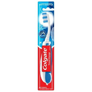 �R���Q�[�g ��l�p�蓮���s�p���u���V �\�t�g Colgate Adult Manual Travel Toothbrush, Soft �y�����񂹏��i�z�y���킹�Ĕ��������z