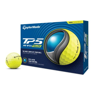 �y�|�C���gUP��2��20��-�z�e�[���[���C�h TP5 �C�G���[ �S���t�{�[�� 12���� TaylorMade TP5 Yellow Golf Balls �y�����񂹏��i�z