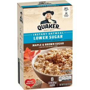yAJEH}[gizNG[J[ CX^gI[g~[ [vuEVK[ 8ܓ Quaker Instant Oatmeal, Maple & Brown Sugar, 1.19 oz, 8 Count Box y񂹏iz
