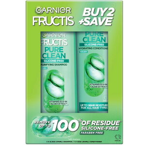 �K���j�G �t���N�e�B�X �s���A�N���[�� �V�����v�[���R���f�B�V���i�[ �Z�b�g Garnier Fructis Pure Clean Shampoo & Conditioner �y�����񂹏��i�z