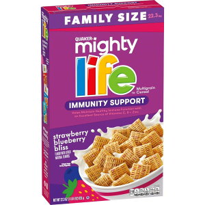 yAJEH}[gizNG[J[ }CeBCt VA ~bNXx[ t@~[TCY 635g Quaker Mighty Life Cereal Mixed Berry, Family Size 22.3 oz y񂹏iz