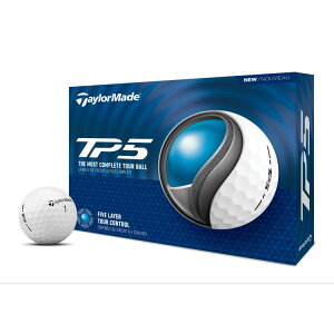 �y�|�C���gUP��2��20��-�z�e�[���[���C�h TP5 �S���t�{�[�� 12���� �z���C�g TaylorMade TP5 Golf Balls 12pk, White �y�����񂹏��i�z
