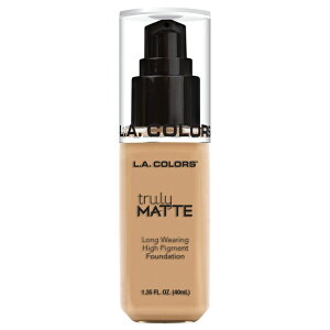 �G���G�[�J���[�Y ���L�b�h �g�D���[���[�}�b�g �t�@���f�[�V���� �i�`������ 40ml L.A. Colors Liquid Truly Matte Foundation, Natural, 1.35 fl oz �y�����񂹏��i�z