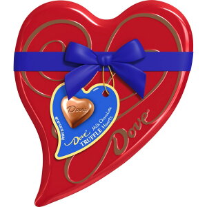 [�����]�_�� �~���N�`���R���[�g �g�����t �n�[�g �o�����^�C�� �� 165g Dove Milk Chocolate Truffle Hearts Valentine's Day Candy Gift Heart Box Tin - 5.82 oz �y�����񂹏��i�z