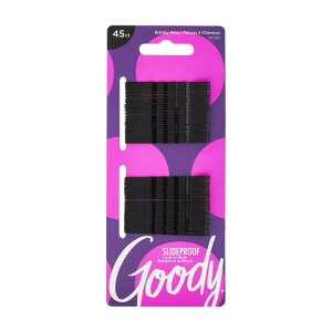 �y�|�C���gUP��15��20��-31���z�O�b�f�B �X���[���{�r�[�s�� 45�{ �u���b�N Goody Small Bobby Pins, Hair Pins, Secure Hold for All Ages, Black, 45 Ct �y�����񂹏��i�z