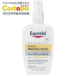 ���[�Z���� �f�C���[�v���e�N�V���� �t�F�C�X���[�V���� SPF30 �q�����p 118ml �{�g�� Eucerin Daily Protection Face Lotion with SPF 30, For Sensitive Skin, 4 Fl. Oz. Bottle �y�����񂹏��i�z�y���킹�Ĕ�������