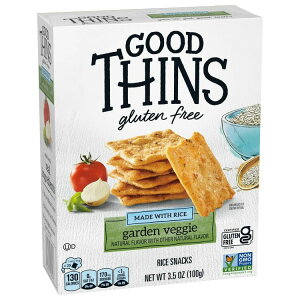 �O�b�h�V���Y �K�[�f���x�W���C�X�X�i�b�N �O���e���t���[�N���b�J�[ 100g GOOD THINS Garden Veggie Rice Snacks Gluten Free Crackers 3.5 oz �y�����񂹏��i�z
