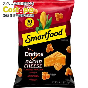 �X�}�[�g�t�[�h �|�b�v�R�[�� �h���g�X �i�`���`�[�Y�� 177.1g Smartfood Popcorn Doritos Nacho Cheese Flavored 6.25 Oz, Bag �y�����񂹏��i�z�y���킹�Ĕ��������z