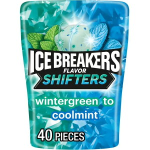 yAJEH}[gizACXu[J[Y ACXL[u EB^[O[gD[N[~g VK[t[K 40 92g Ice Breakers Flavor Shifters Wintergreen to Coolmint Flavored Sugar Fre