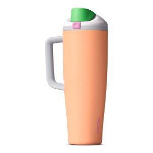 �I���� �t���[�V�b�v �ۗ�X�e�����X�^���u���[ �s�[�`�[�L�[�� 1.18L Owala 40oz FreeSip Tumbler Insulated Stainless Steel - Peachy Keen �y�����񂹏��i�z