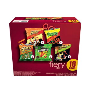 �t���g���[ �t�@�C�A���[�~�b�N�X �o���G�e�B�p�b�N �X�i�b�N�`�b�v�X 18���� Frito-Lay Fiery Mix Variety Pack Snack Chips, 18 Count Multipack �y�����񂹏��i�z