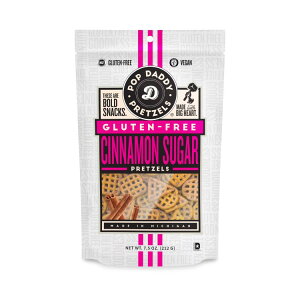 �|�b�v�_�f�B�v���b�c�F�� �O���e���t���[ �V�i�����V���K�[ 212g Pop Daddy Pretzels Gluten Free Cinnamon Sugar 7.5 oz �y�����񂹏��i�z