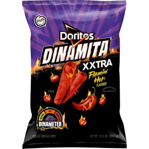 [�����]�h���g�X �_�C�i�~�^ ���[���h �g���e�B�[���`�b�v�X XXTRA �t���~���z�b�g�t���[�o�[ 304.7g Doritos Dinamita Rolled Tortilla Chips XXTRA Flamin�f Hot Flavored, 10.75 oz Bag �y�����񂹏��i�z