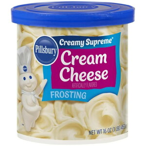 �s���Y�x���[ �N���[�~�[�V���v���[�� �N���[���`�[�Y �t���X�e�B���O 454g Pillsbury Creamy Supreme Cream Cheese Frosting, 16 oz Tub �y�����񂹏��i�z