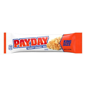 �y�C�f�C �s�[�i�b�c�L�������� �L���O�T�C�Y�L�����f�B �o�[ 96g Payday Peanut Caramel King Size Candy, Bar 3.4 oz �y�����񂹏��i�z
