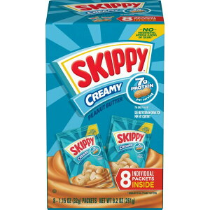 �X�L�b�s�[ �N���[�~�[�s�[�i�b�c�o�^�[ �X�N�C�[�Y�p�b�N 32g×64�� SKIPPY Creamy Peanut Butter Individual Squeeze Packs, 1.15 oz (64 Pouches) �y�����񂹏��i�z