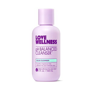 ���u �E�F���l�X pH�o�����X �N�����U�[ �t�F�~�j���E�H�b�V�� 148ml Love Wellness pH Balanced Cleanser Feminine Wash, Balances Vaginal Health & pH Level, Fragrance, Sulfate & Paraben Free, 5 oz �y�����񂹏��i�z
