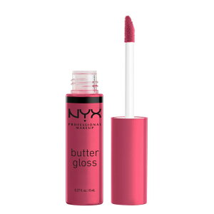 yAJEH}[gizNYXvtFbViCNAbv o^[OX mXeBbNbvOX Xgx[`[YP[L NYX Professional Makeup Butter Gloss, Non-Sticky Lip Gloss, Strawberry C