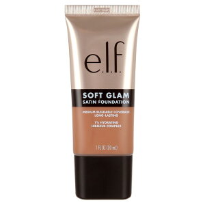 �G���t �\�t�g�O���� �T�e���t�@���f�[�V���� 51 �f�B�[�v �N�[�� ��30mL e.l.f. Soft Glam Satin Foundation 51 Deep Cool, 1 fl oz �y�����񂹏��i�z
