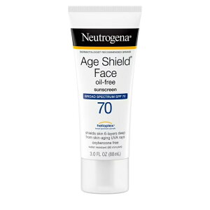�j���[�g���W�[�i �G�C�W�V�[���h �t�F�C�X�p���Ă��~�� SPF70 �I�C���t���[ 88mL Neutrogena Age Shield Face Oil-Free Sunscreen, SPF 70 Sunblock, 3 fl oz �y�����񂹏��i�z