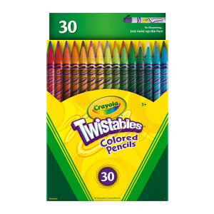 yAJEH}[gizN cCXgFM 30F wpiEpKi Crayola Twistable Colored Pencils, 30 Ct, School Supplies, Classroom Must Haves y񂹏iz