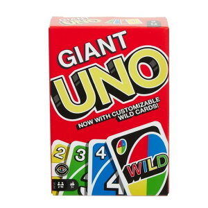 �W���C�A���g �E�m �J�[�h�Q�[�� �L�b�Y ��l �t�@�~���[���� 108�� ����J�[�h 210�l�p Giant UNO Card Game for Kids, Adults and Family Night, 108 Oversized Cards for 2-10 Players �y�����񂹏��i�z