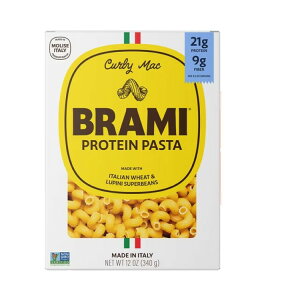�u���~ �J�[���[�}�b�N �n�C�v���e�C���p�X�^ 340g Brami Curly Mac High Protein Pasta, Made in Italy, Noodles, 12 oz Box �y�����񂹏��i�z