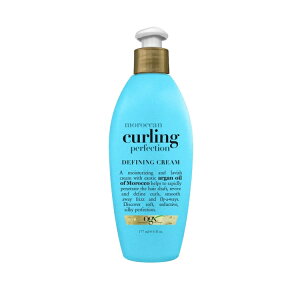 yAJEH}[gizOGX AKIC Iu bR J[Op[tFNV J[N[ 177ml OGX Argan Oil of Morocco Curling Perfection Curl Cream, 6 fl. oz y񂹏iz