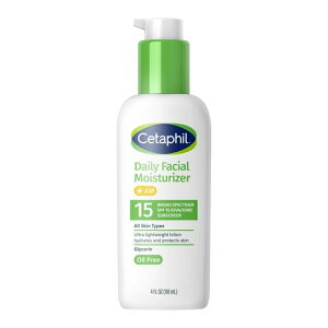 �Z�^�t�B�� �f�C���[�t�F�C�V���� ���C�X�`�����C�U�[ SPF15 118ml Cetaphil Daily Facial Moisturizer Lotion for Sensitive Skin, Broad Spectrum SPF 15, 4 fl oz �y�����񂹏��i�z