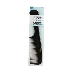 �R�l�A �f�B�^���O�����X�^�C�� �I�[���p�[�p�X �w�A�R�[�� �u���b�N Conair Detangle & Style All-Purpose Hair Comb, Black �y�����񂹏��i�z