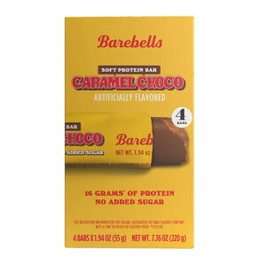 �x�A�x���Y �L���������`���R �v���e�C���o�[ 55g 4�{�� Barebells Caramel Choco protein bar 55g 4pk �y�����񂹏��i�z