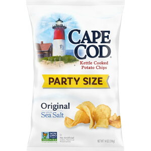 �P�[�v�R�b�h �|�e�g�`�b�v�X �I���W�i���P�g���`�b�v�X �p�[�e�B�[�T�C�Y 396g Cape Cod Potato Chips, Original Kettle Chips, 14 oz Party Size �y�����񂹏��i�z