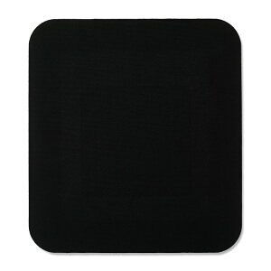 �I�� �}�E�X�p�b�h �X�N�G�A �u���b�N onn Mouse Pad, square, polyester surface with non-slip natural rubber backing, black �y�����񂹏��i�z