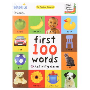 �u���C�A�[�p�b�` �͂��߂Ă�100�� �A�N�e�B�r�e�B�Q�[�� 2�Έȏ� Briarpatch First 100 Words Activity Game, Ages 2+ �y�����񂹏��i�z