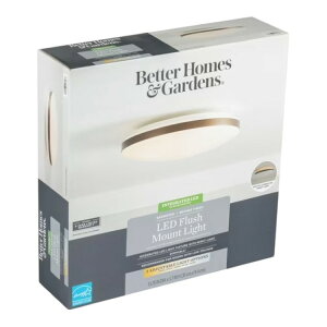 �x�^�[�z�[���Y���K�[�f���Y 36cm �u�����Y ��̌^LED �t���b�V���}�E���g�V�[�����O���C�g �i�C�g���C�g�t 5�F���� Better Homes & Gardens 14inch Bronze Integrated LED Flush Mount Ceiling Light with Night �y����