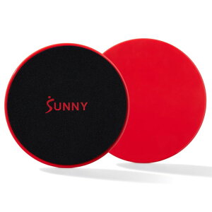 �T�j�[�w���X���t�B�b�g�l�X ���ʃR�A�G�N�T�T�C�Y�f�B�X�N ���b�h�E�u���b�N Sunny Health & Fitness Dual Sided Core Exercise Disk, Red, Black, NO. 104 �y�����񂹏��i�z