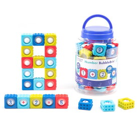 エデュケーショナルインサイツ アルファベット バブルブリックス 学習玩具 3歳以上 Educational Insights Alphabet BubbleBrix Fidget Learning Toy, Ages 3+ 【お取り寄せ商品】